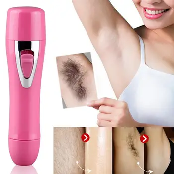 

Hair Removal Device Body Facial Electric Hair Remover Lipstick Shape Painless Safety Neck Leg Hair Remover Tool Body Epilator