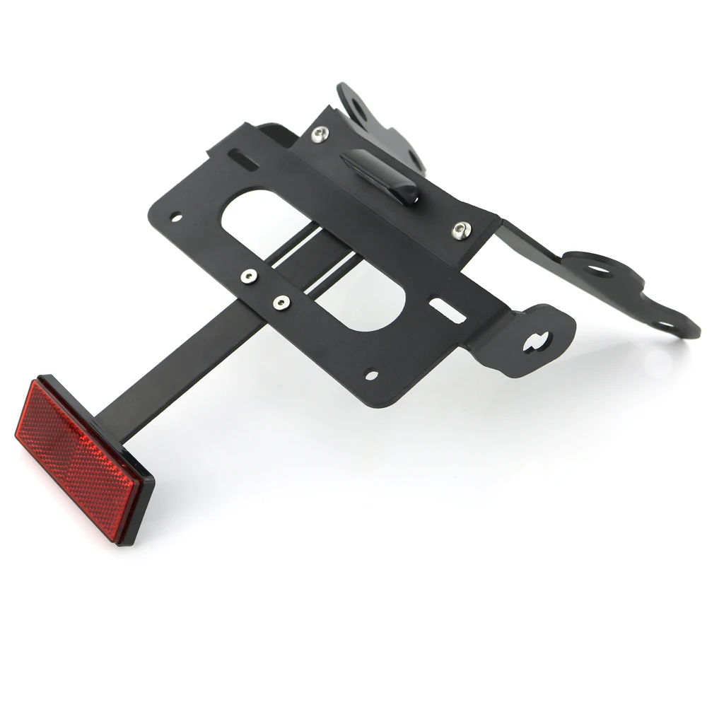 

For Ducati Monster 821 2015-2019 Rear Tail Tidy Fender Eliminator kit License Plate Holder Number Registration Aluminum Black