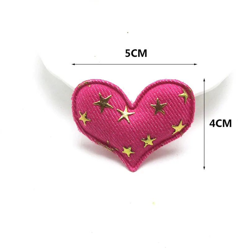 32 шт. джинсовая Золотая печать звезда сердце мышка голова корона форма