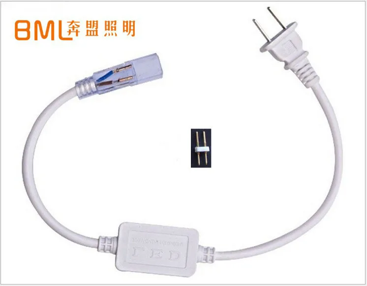 

LED Strip Plug 5050/2835 Double Wire Three-Line Four-wire Accessories 220V