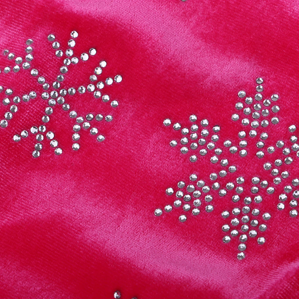 2pcs Ice Skate Boot Covers Protector for Figure Skating Velvet