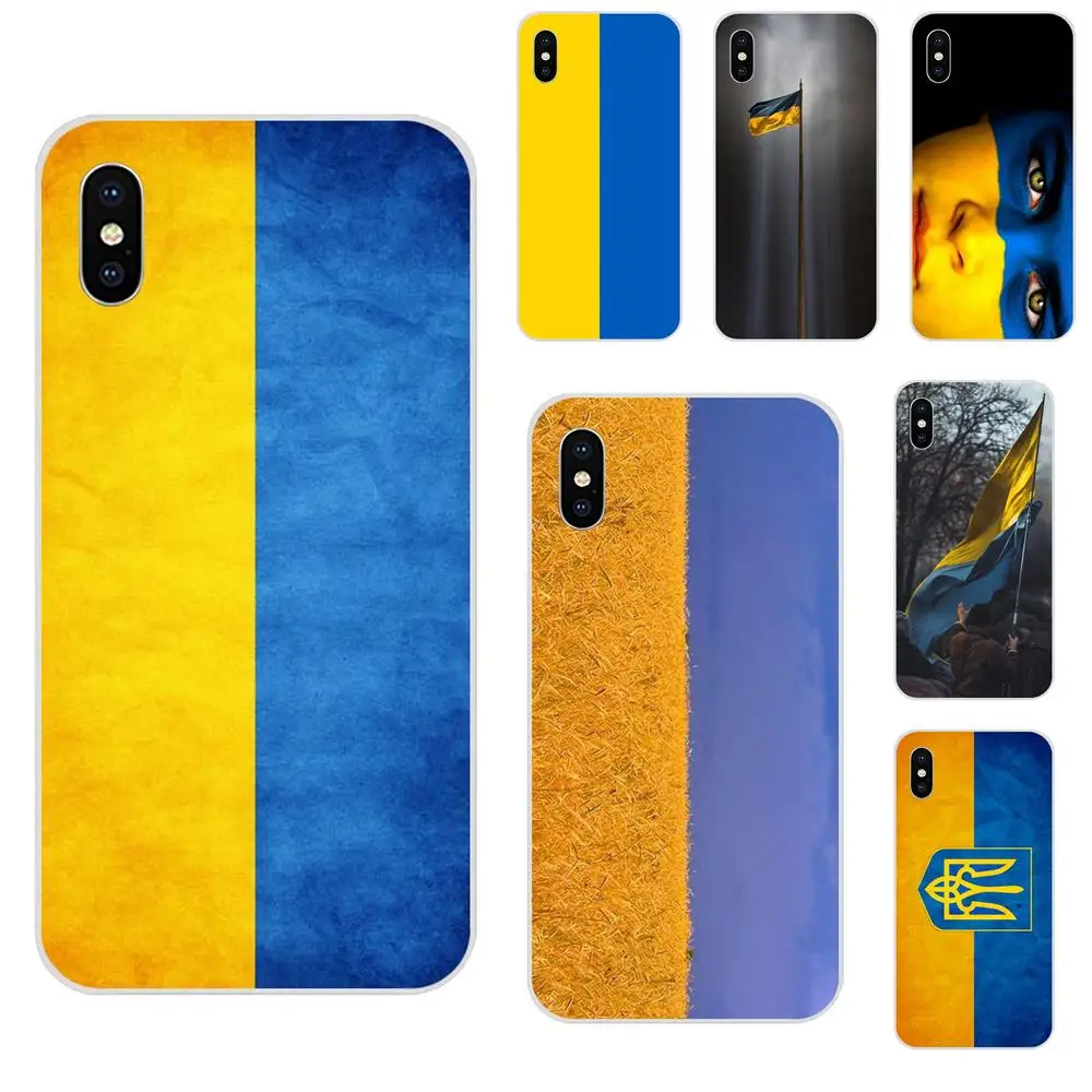 

For Samsung Galaxy Note 5 8 9 S3 S4 S5 S6 S7 S8 S9 S10 5G mini Edge Plus Lite Silicone Case Grunge Retro Ukraine National Flag