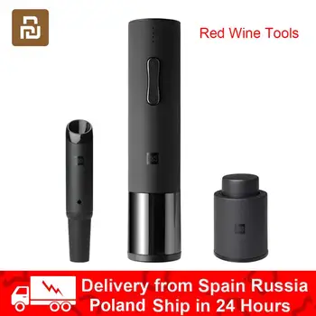 

Originele New Xiaomi Huohou Automatische Wijn Flesopener Wijn Stop Kit Elektrische Corkscrew Tool Voor Xiaomi Smart Home Kits