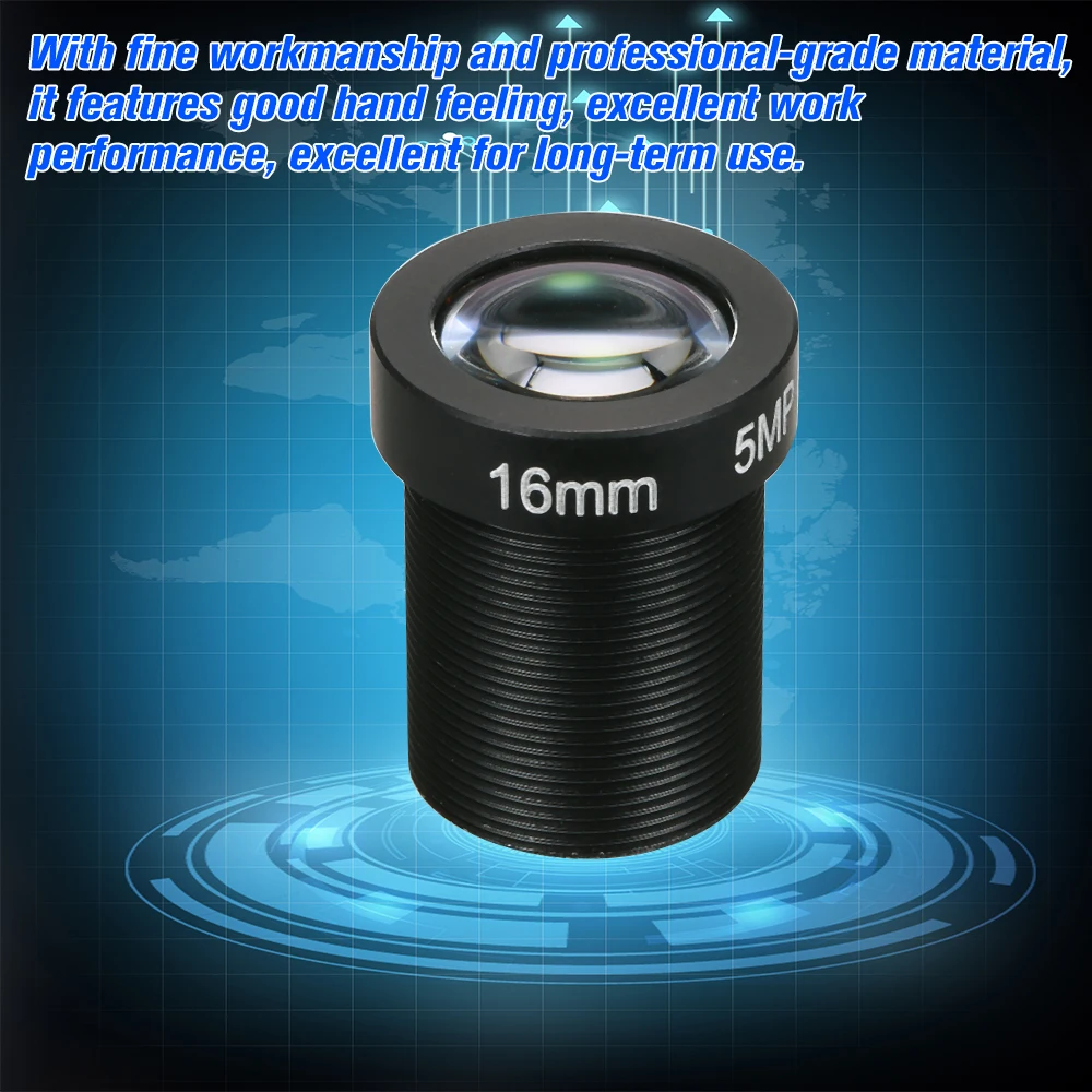 5 0 мегапиксельная 5MP 16 мм M12 CCTV объектив с фокусным расстоянием ip камера F2.0