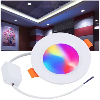 

AC 85-265V 7W LED Downlight Coloful With WIFI Smartphone Controlled Punch 3-4 inch