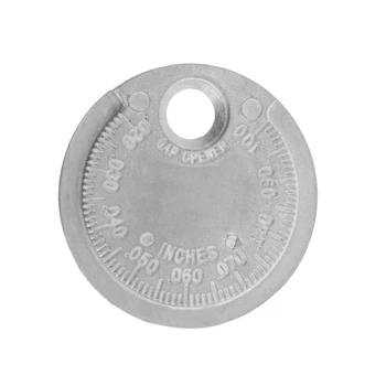 

Spark-Plug Gap Gauge Tool Measurement Coin-Type 0.6-2.4Mm Range Spark-Plug Gage