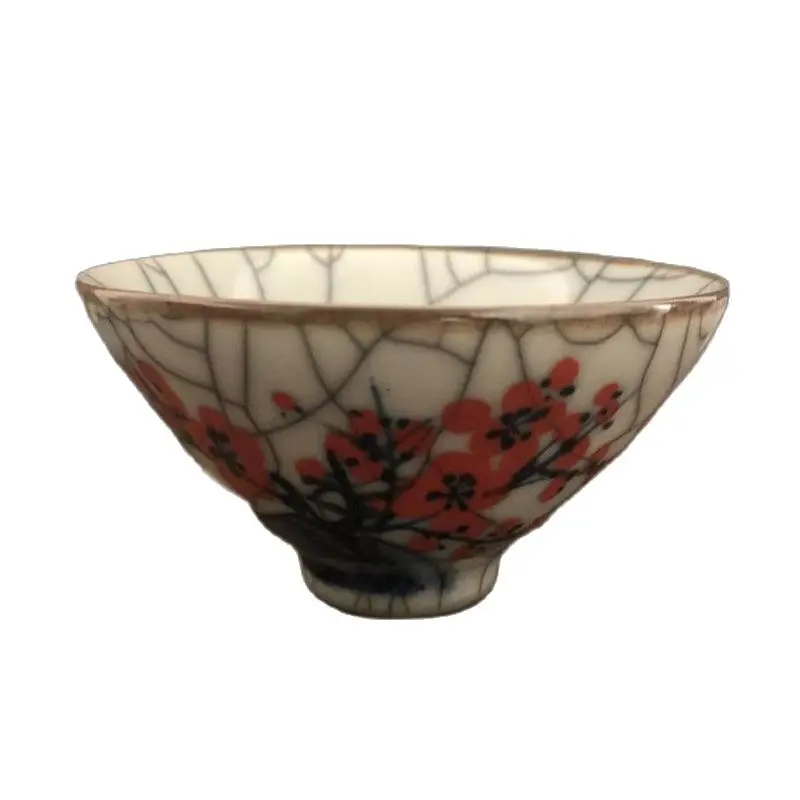 

Chinese Old Porcelain Manual Painting Of Plum Blossom Douli Bowl In Official Kiln