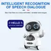 2022 HOT Intelligent Mini Pocket Robot Walk Music Dance Light Voice Recognition Conversation Repeat Smart Kids Toy Interactive ► Photo 2/6