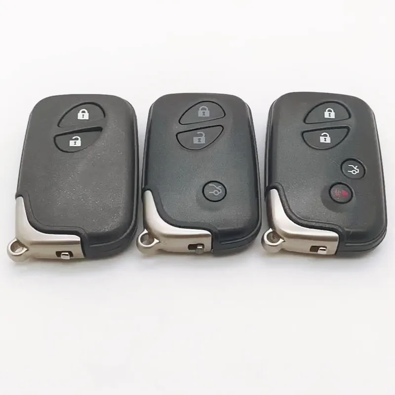 2/3/4 Buttons Remote Key Shell For Lexus GS430 ES350 GS350 LX570 IS350 RX350 IS250 Blank Key Case Replacement Car Accessories