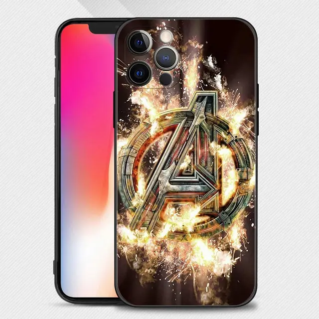 Case For Apple iPhone 13 12 11 Pro Max 13 12 Mini XS Max XR X 7 8 Plus 6 6S SE 2020 Cover Marvel Superheroes The Avengers Hero B04