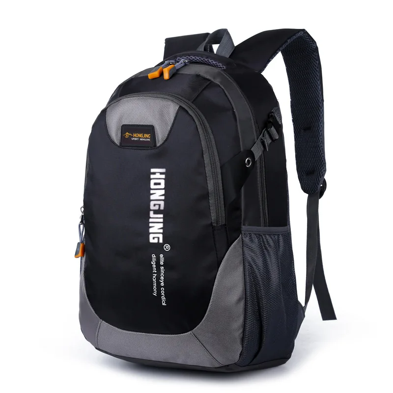 Для мужчин Оксфорд путешествия рюкзак большой Ёмкость Кемпинг Повседневное рюкзак 17-дюймовый ноутбук рюкзак Для женщин на открытом воздухе Пеший Туризм Сумка - Цвет: Черный