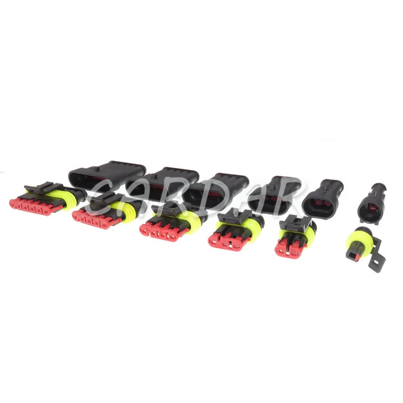 Connettore Elettrico Impermeabile Superseal Amp/Tyco Di Alta Qualità 1/2/3/4/5/6 Vie Pin Sigillato Prese Per Cavi Per Camion Auto
