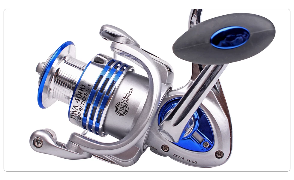 Mavllos Fishing Spinning Reel 3000 6000 Double Bearing System Metal Seat Left Right Hand Surf Saltwater Carp Fishing Reel Coil
