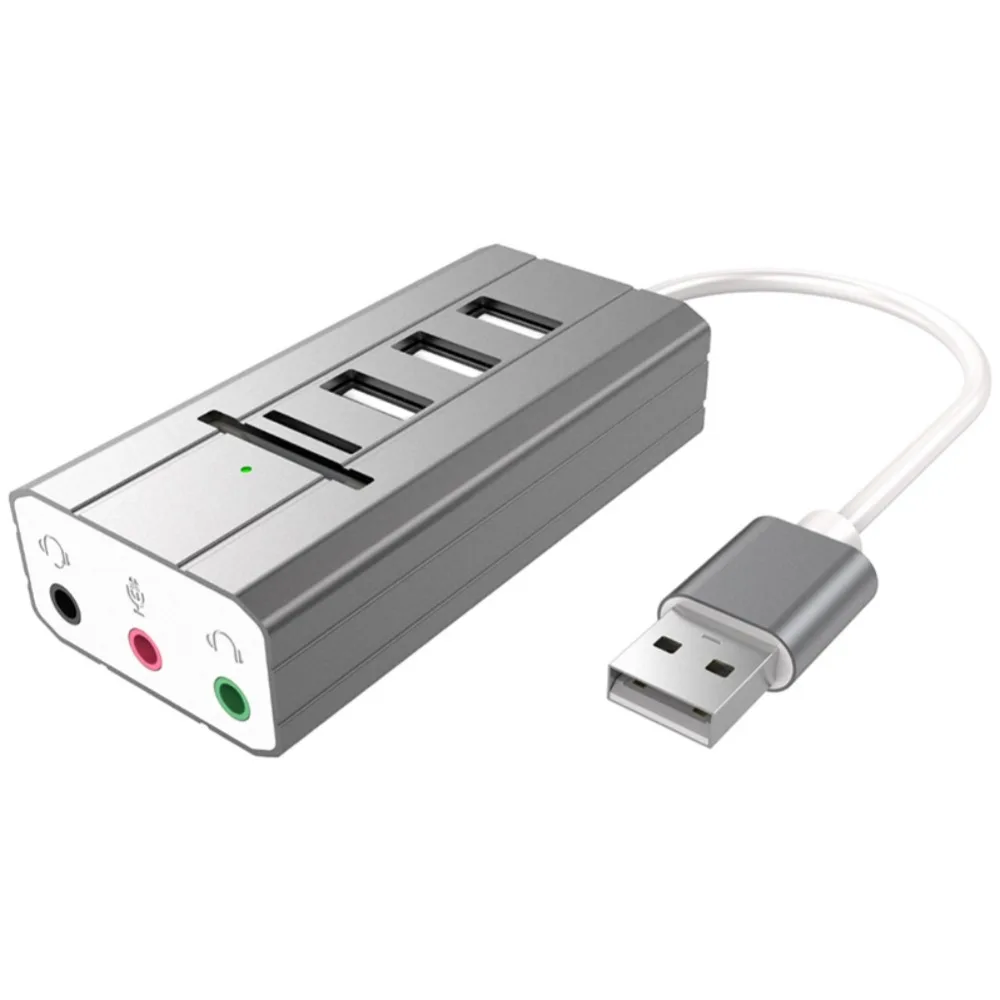 USB 2,0 многофункциональный концентратор разъем аудио порты TF слот для чтения sd-карт слот-адаптер