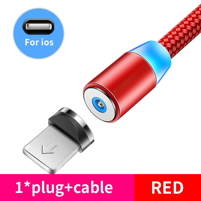 65w charger usb c Magnetic Cable lighting 2.4A Fast Charge Micro USB Cable Type C Magnet Charger 1M Braided Phone Cable for iPhone Xs Samsung Wire quick charge usb c Chargers