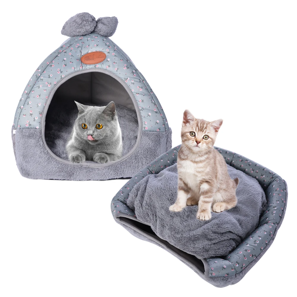 Hoomall теплая кровать для собак и диван-домик для кошек и собак мягкий собачий коврик-гнездо питомник для щенков кошек больших размеров Маленькие Средние собаки кровать для домашних животных