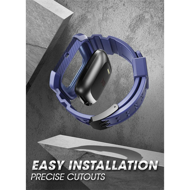 Supcase-pulseira uv Pro Resistente para Fitbit Versa Capa Protetora de Substituição para Fitbit Versa 2 - Image 6