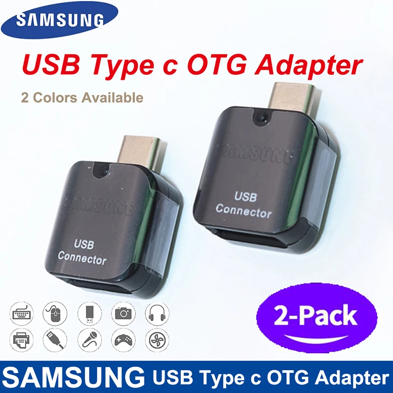 Оригинальный адаптер данных samsung USB 3 1 TYPE C OTG для Galaxy S8 S9 Plus Note 8 9 A8 2018 поддержка