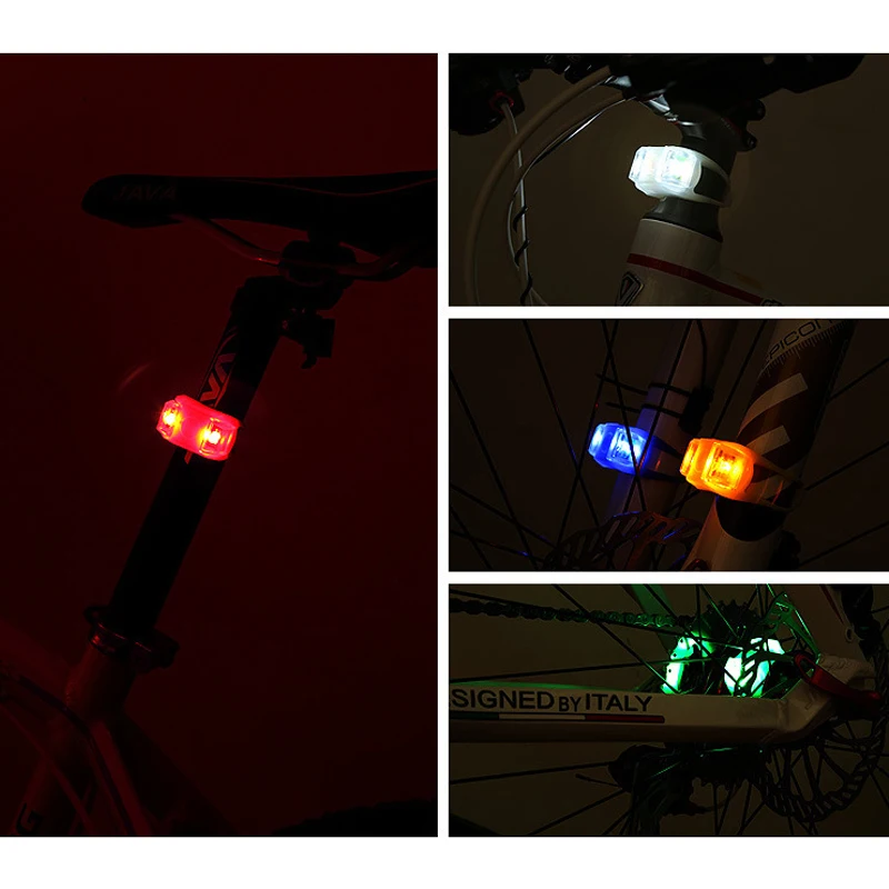 LED-Safety-Warning-Bike-Flashlight-Waterproof-Rear-Light-Taillight-For-Cycling-Bicycle-Front-Handlebar-Silicone-Light