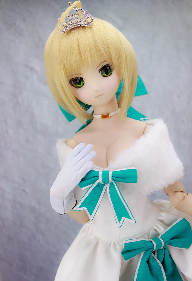 Принимаем заказ COS FGO Saber косплей костюм белое платье Altria Pendragon для 1/3 BJD 9 шт SD DD DDL кукольная одежда