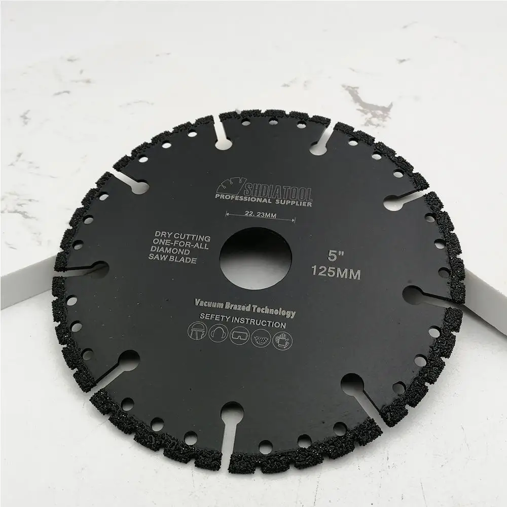 DIATOOL 1set(4.5" 5" 7" 9") Vacuum Brazed Diamond Blade For Fire Rescue Demolition Blade Cutting Steel Iron Pipe PVC Aluminum