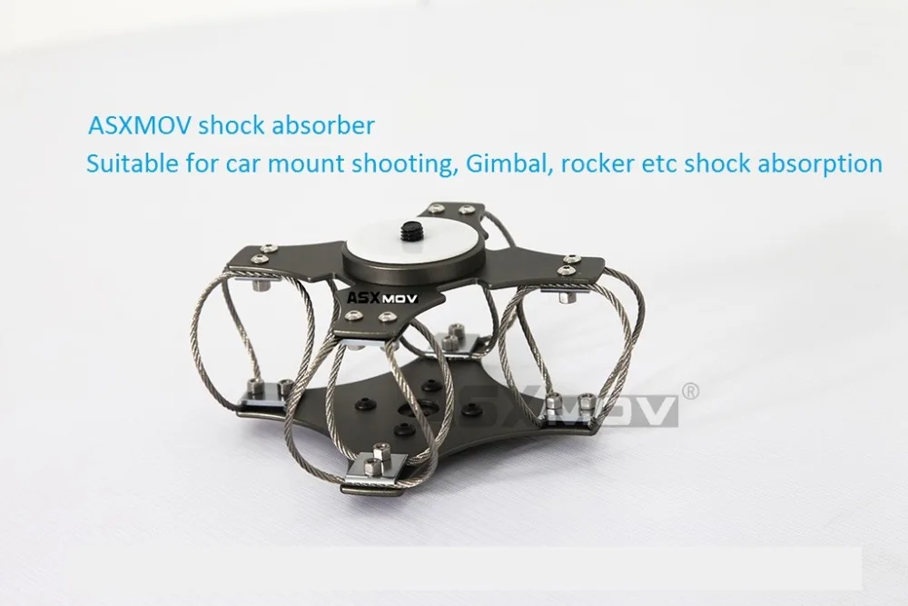 ASXMOV алюминиевый амортизатор для DSLR камеры, кабеля, gimble - Цвет: Shock absorber