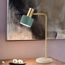 Настольная лампа в скандинавском стиле, простой светильник, роскошная мраморная основа, настольная лампа, настольная лампа для современного дома, кабинета, спальни, прикроватная лампа