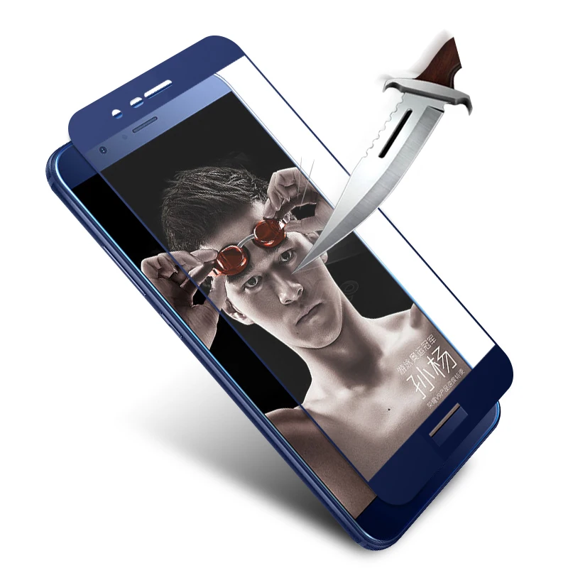 Onenine 4D Защита экрана для Huawei Honor V9 закаленное стекло 8 Pro Полное покрытие 3D