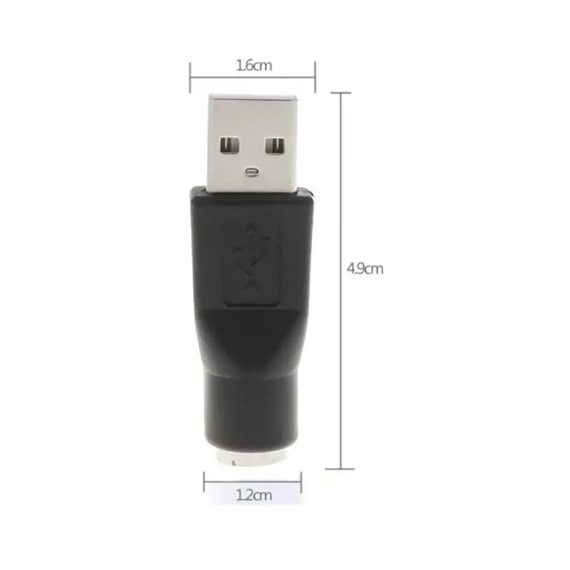 2019 2 шт./компл. USB в PS/2 конвертер мужской Женский Разъем для клавиатуры