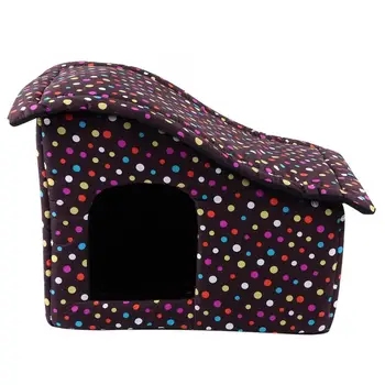 

Polyester and sponge coffee detachable pet litter portable breathable dog and cat litter pet warmer basket pet supplies