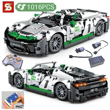 Sy block high-tech especialista esporte carro blocos de construção criador modular modelo de veículo tráfego tijolos educação brinquedos para meninos