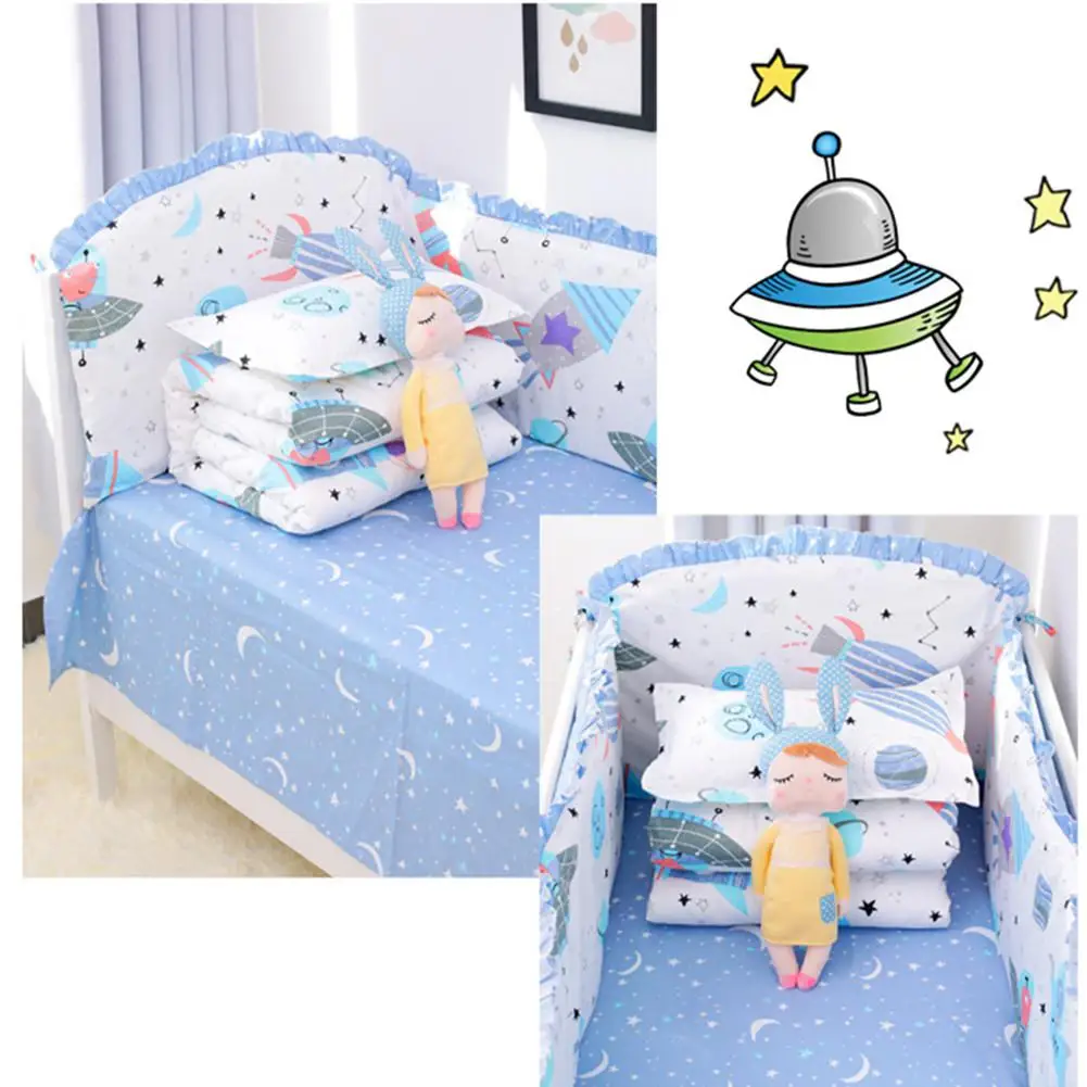 Kidlove 5 шт. набор постельных принадлежностей для кроватки, постельное белье для малышей, включает в себя бамперы для детской кроватки