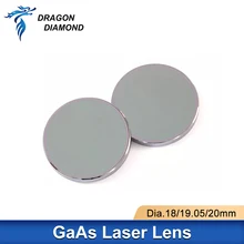 Lentille Laser GaAs Focus, pour Machine à graver, découpe Laser Co2 diamètre 20mm FL 50.8mm 63.5mm 101.6mm 2 pouces 2.5 pouces 4 pouces