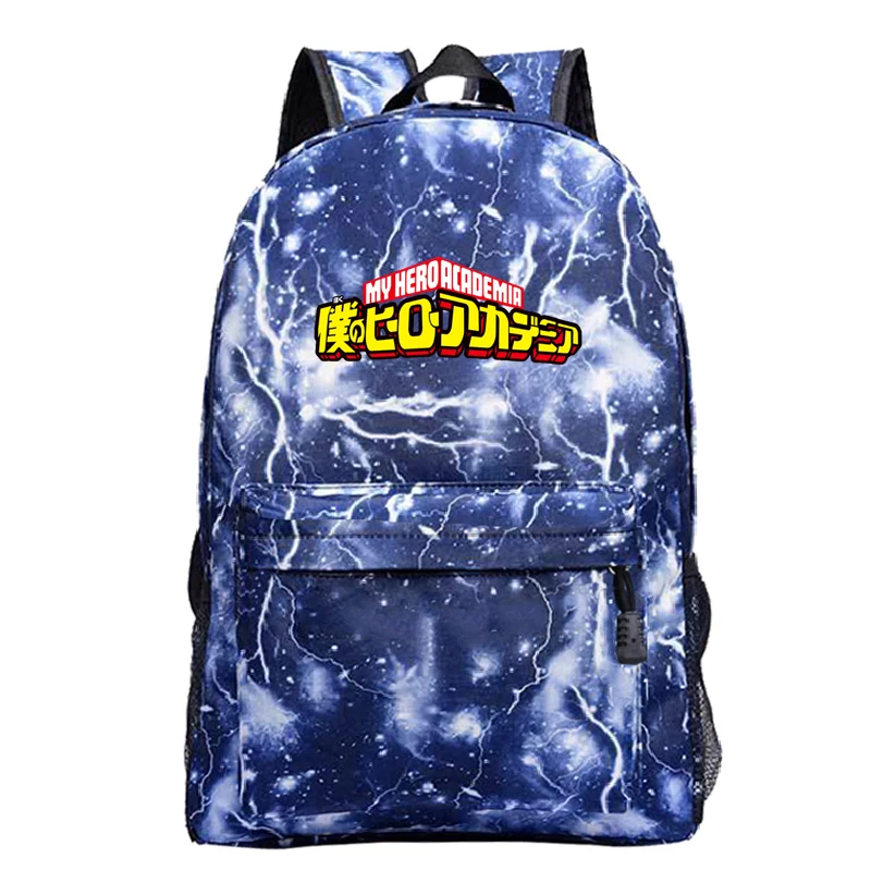 9 Рюкзак My Hero Academy Galaxy Space модный рюкзак для ноутбука школьные сумки с героями мультфильмов для мальчиков и девочек-подростков повседневный рюкзак для путешествий - Цвет: 9