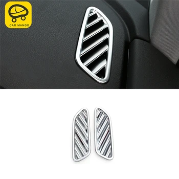 

CARMANGO for Audi Q7 4M 2016 2017 2018 Car Styling Dashboard A/C Air Outlet Vent Cover Trim Frame Sticker Interior Accessories