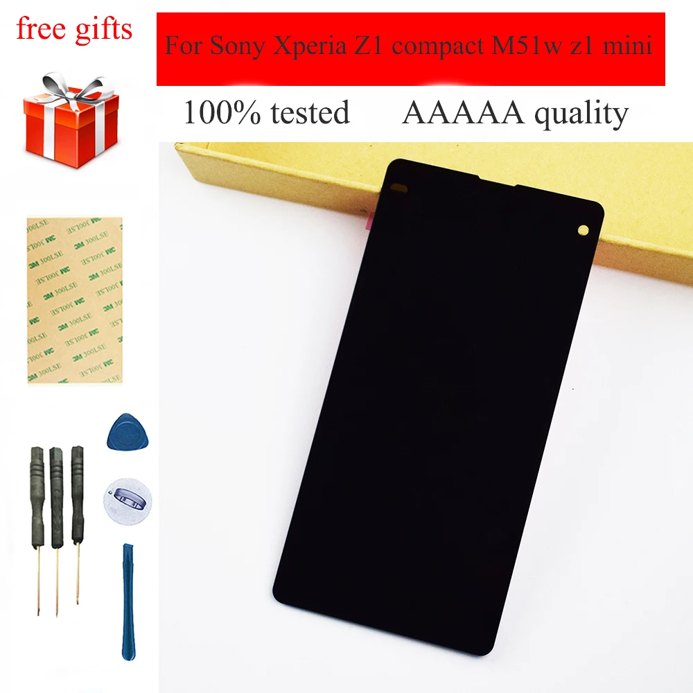 Для Sony Xperia Z1 compact M51w z1 mini Z1MINI D5503 сенсорный экран дигитайзер Сенсорная панель +