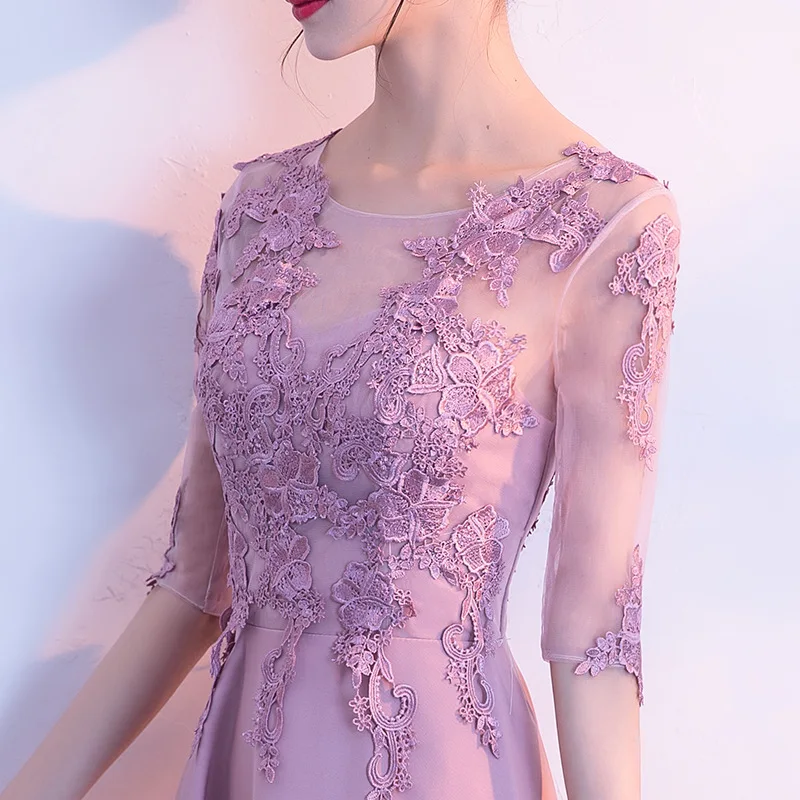 Платье Cheongsam высокого качества, сексуальное платье невесты с круглым вырезом, тонкое длинное банкетное женское традиционное китайское платье невесты