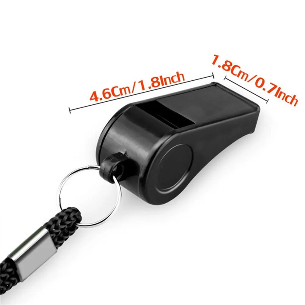 8pcs Metal First Aid Whistles Emergency Whistle Survival Whistle With Lanyard Lightweight Safety Emergency Tools for Hunting survival whistle metal whistle