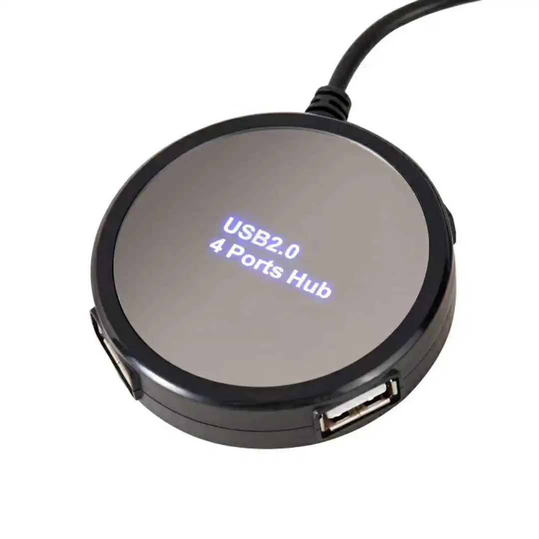 Новое высокое качество 4 Порты и разъёмы usb-хаб 2,0 с Мощность Порты и разъёмы для быстрой зарядки и передачи данных для ноутбука, настольного компьютера