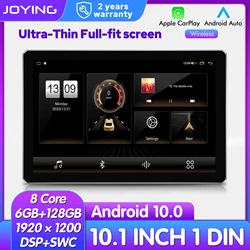 JOYING Radio estéreo para coche, unidad principal de 1920 pulgadas, navegador GPS, Android, Carplay, Universal, 1 Din, 1200x10,0 IPS, nuevo