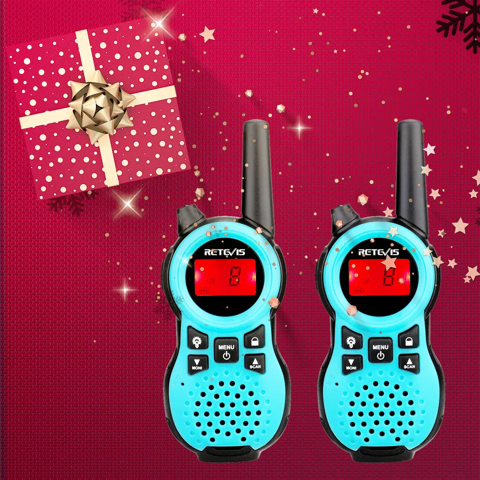 Retevis RT638 RT38 PMR 446 Two Way Radio 2pcs PMR VOX Flashlight USB Charging Walkie Talkie 1