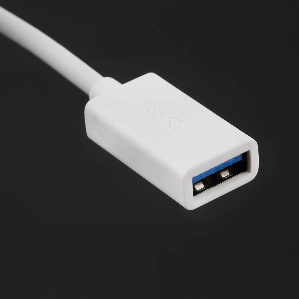 Модный плоский тип c 3 1 папа USB A 0 Женский зарядный кабель трос для синхронизации