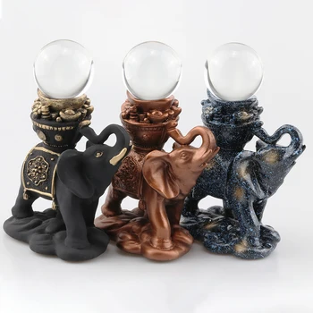 

Resin Display Stand for Crystal Glass Lens Ball Divination Photography Lensball Elephant Base 40mm 50mm 60mm Magic Sphere Holder