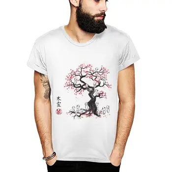 

Cute Kodama Sakura Tree T Shirt For Unisex S-6XL Popular Short Sleeve Cartoon 100% Cotton T-shirt