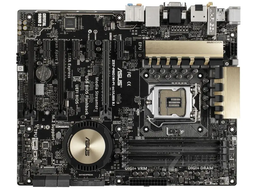 Материнская плата Asus Z97-PRO(WiFi ac)/USB3.1 используемая настольная материнская LGA 1150 DDR3