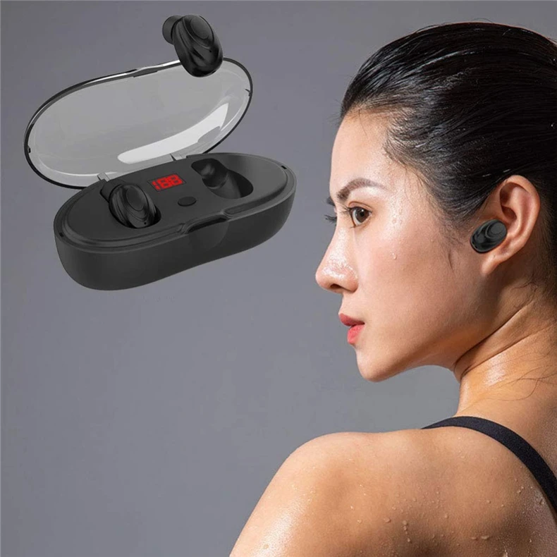 Lyenn W23 TWS 5,0 Bluetooth беспроводные наушники светодиодный дисплей умные сенсорные наушники IPX5 водонепроницаемые спортивные наушники для телефона