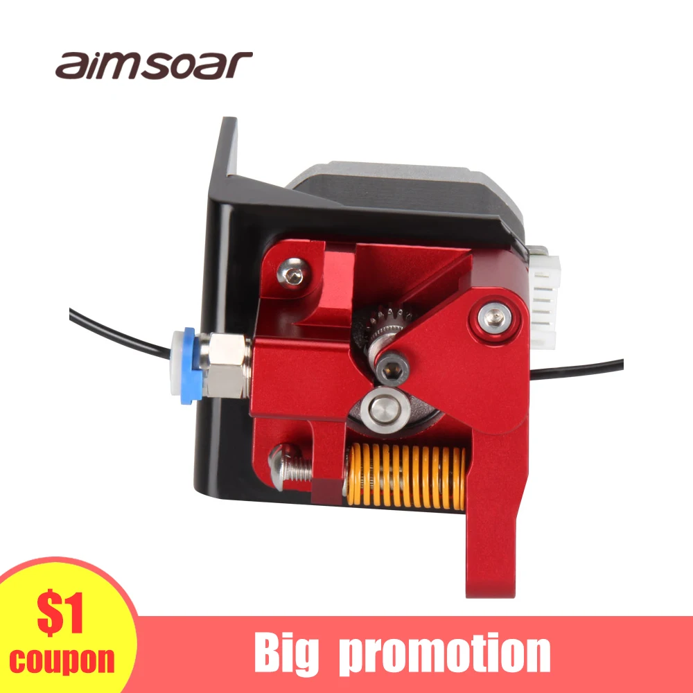 CR10S PRO Алюминиевый Улучшенный двухступенчатый экструдер mk8 для RepRap Prusa i3 1 75 мм