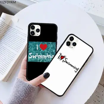 安い 私は水泳ソフト電話ケースcapa Iphoneの11プロxs最大8 7 6 6sプラス × 5s、se 2020 Xrケース