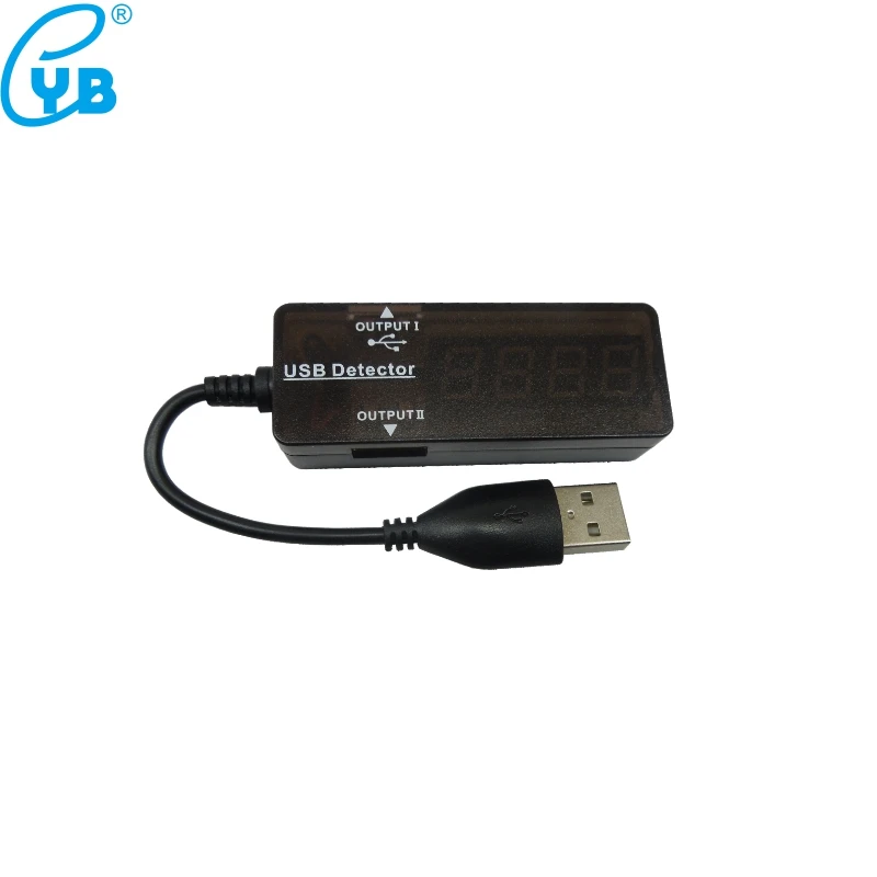 YB26A светодиодный цифровой измеритель напряжения емкости USB тестер вольтметр