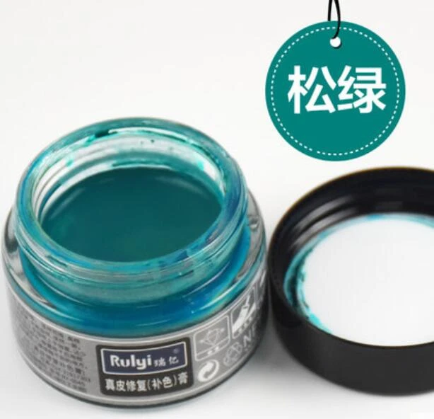 Turquoise Натуральная кожа краска для обуви сумка для одежды диван окрашивание краски агент ремонт царапин ремонт pastee 30 мл/бутылки инструменты - Цвет: Turquoise